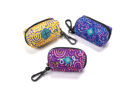 Igiena Casei - Leopet Dispenser din Neopren pentru Pungi Igienice Kaleido Patterns
