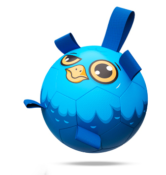 Jucarii Caini - Leopet Dog Owlet Soccer Ball 15 Cm
