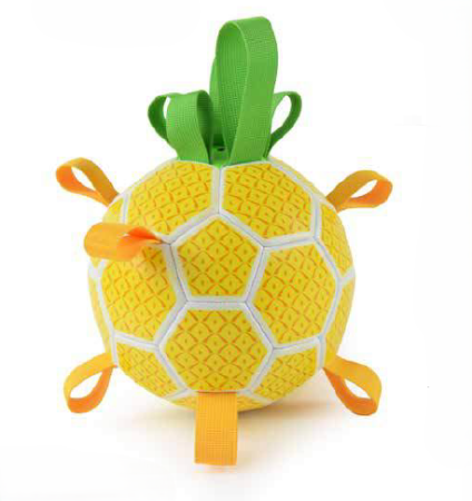 Jucarii Caini - Leopet Dog Pineapple Soccer Ball 15 Cm