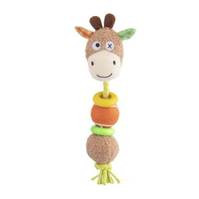 Caini - Leopet Jucarie Girafa Multicolora pentru Caine 30x8 cm