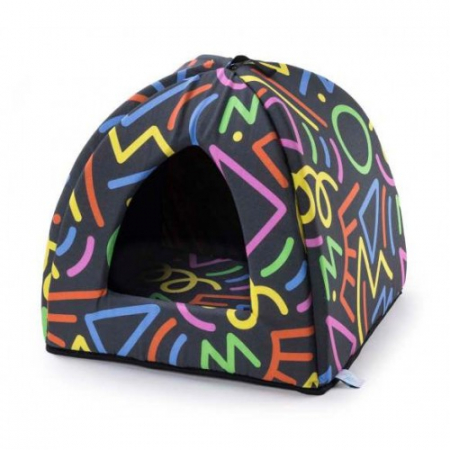 Pisici - Leopet Pyramid Cleo Funny Colors 40x40x40 Cm