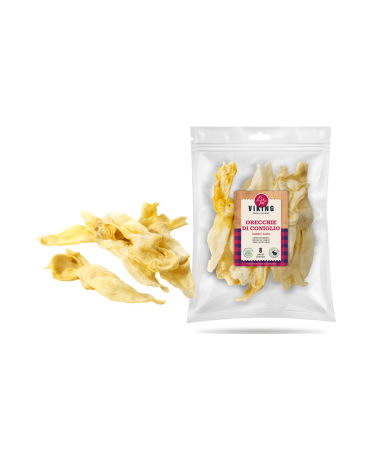 Recompense si Delicii pentru Caini - Leopet Viking Urechi de Iepure Naturale pentru Caini