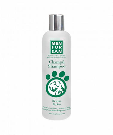 Caini - Menforsan Shampoo with Biotin (Vitamina B) 300 Ml