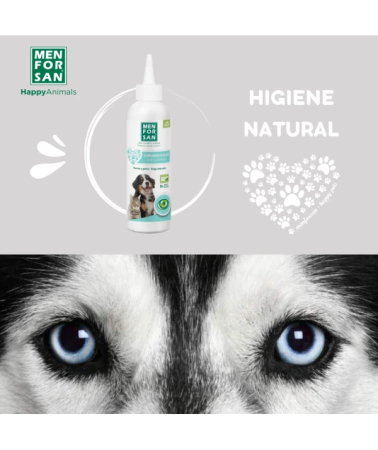 Menforsan Solutie Naturala pentru Curatarea Ochilor la Caini si Pisici 125 ML [1]