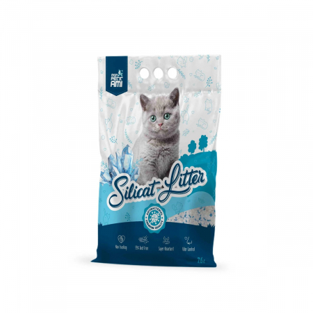 Nisip, Silicat si Asternuturi pentru Pisici - Mon Petit Ami - Silicat Classic