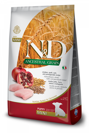 N&D Ancestral Grain Dog Chicken, Spelt, Oats and Pomegranate Puppy Mini [0]