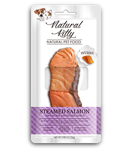 Recompense si Delicii pentru Pisici - Natural Kitty Recompensa Steamed Somon File 30 Gr