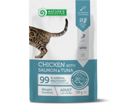 Import - Nature's Protection Weight Control Chicken with Salmon and Tuna 100 G