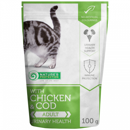 Import - Nature's Protection Cat Urinary Health Chicken&Cod 100 G