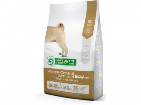 PENTRU CÂINI - Nature's Protection Dog Adult Weight Control Sterilised