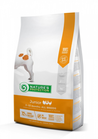 PENTRU CÂINI - Nature's Protection Dog Junior All Breed Poultry