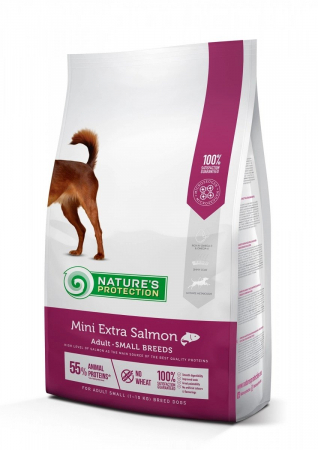 PENTRU CÂINI - Nature's Protection Dog Mini Extra Salmon