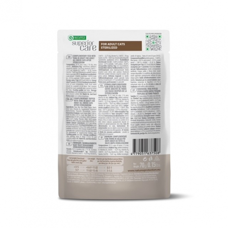 Nature's Protection Gustari Pentru Pisici Adulte Sterilizate De Toate Rasele cu Ton 70g [1]