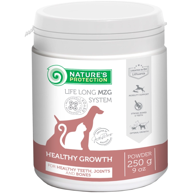 Import - Nature's Protection Healthy Growth Formula, Dogs and Cats, Teeth, Joints&Bones 250G