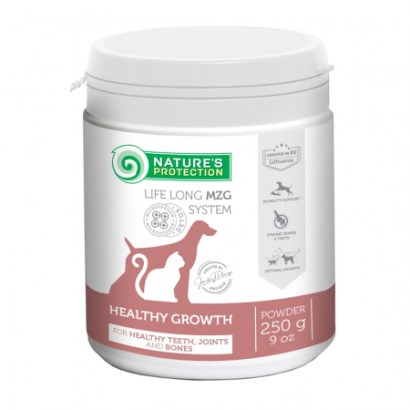 Recompense si Delicii pentru Caini - Nature's Protection Healthy Growth Formula, Dogs and Cats, Teeth, Joints&Bones 250G