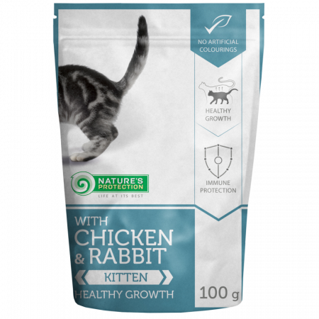 Import - Nature's Protection Kitten Chicken&Rabbit 100 G