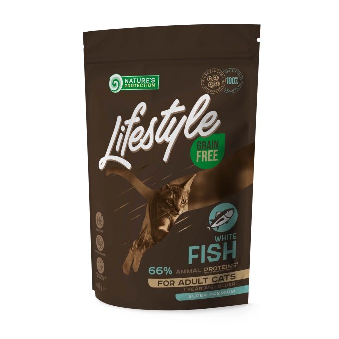 Import - Nature's Protection Lifestyle Grain Free Adult Cat White Fish