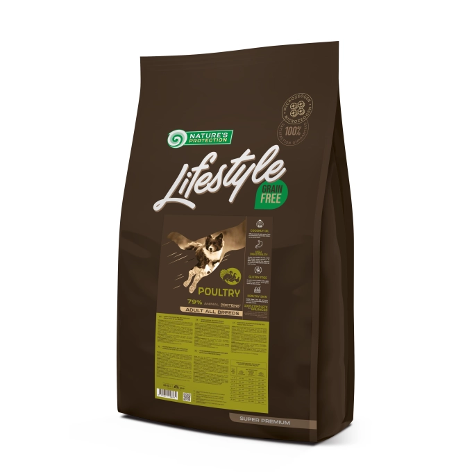 Nature's Protection - Nature's Protection Lifestyle Grain Free Adult Dog All Breed cu Carne de Pasare