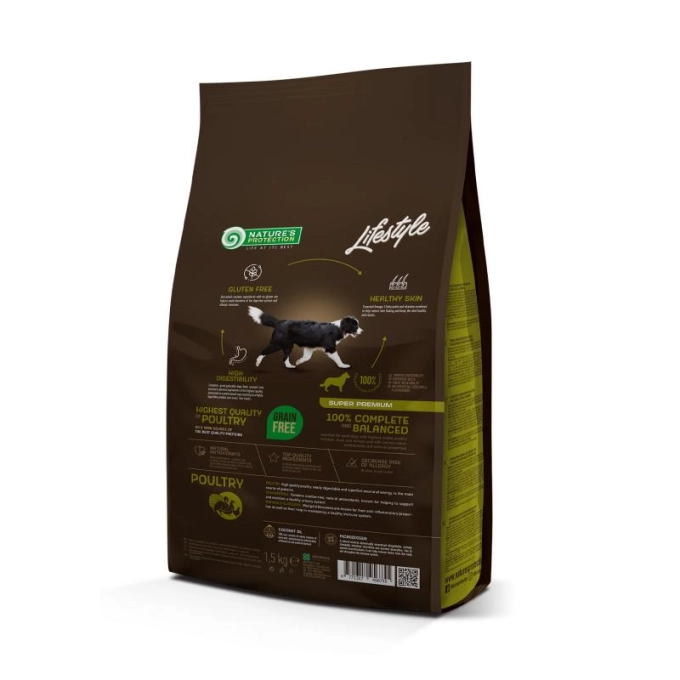Nature's Protection Lifestyle Grain Free Adult Dog All Breed cu Carne de Pasare [1]
