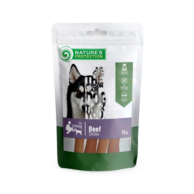 Import - Nature's Protection Snacks for Dogs Beef Sticks 75 Gr