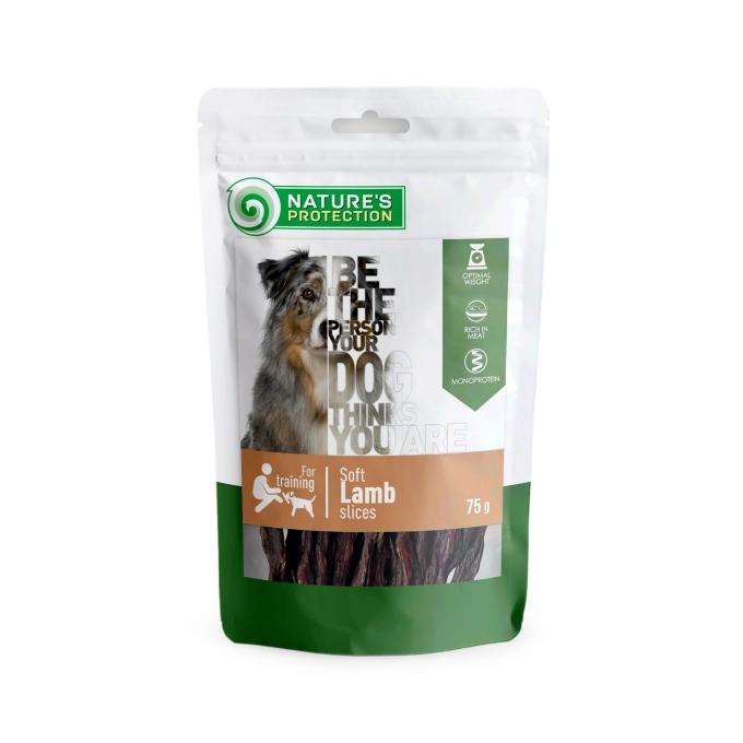 Import - Nature's Protection Snacks for Dogs Soft Lamb Slices 75 Gr