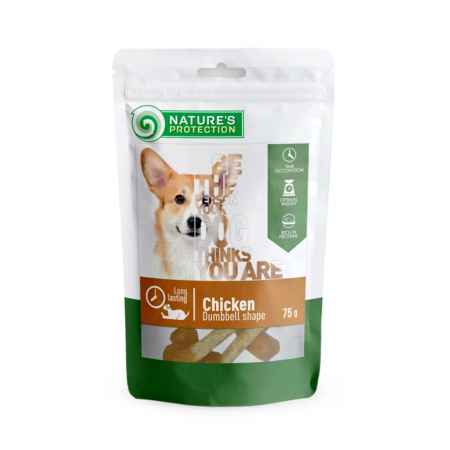 Recompense si Delicii pentru Caini - Nature's Protection Snacks for Dogs Weight Shaped 75 Gr