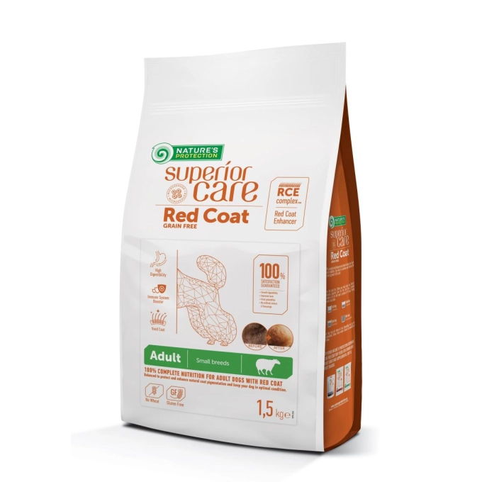 Superior Care - Nature's Protection Superior Care Red Coat Grain Free Lamb Adult Smalll&Mini Breeds