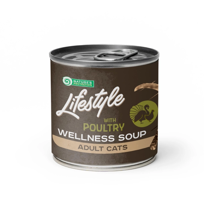 Nature's Protection - Nature's Protections Lifestyle Soup Adult Cat with Long Hair cu Pasare