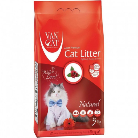 Pisici - Nisip Igienic Pisici VanCat Compact Clasic 5 Kg