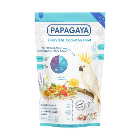 Pasari - Papagaya OrniVital Cockatoo Cheeky Beak Hrana Hipocalorica pentru Papagali Cacadu