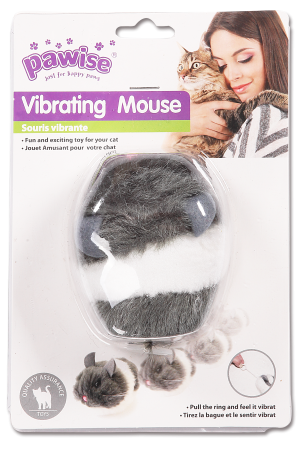 Jucarii Pisici - Pawise Cat Shakin Mouse 8 Cm
