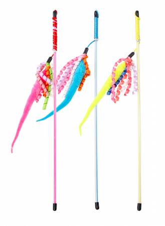 Jucarii Pisici - Pawise Jucarie Undita Multicolora Sarpe - Pisici