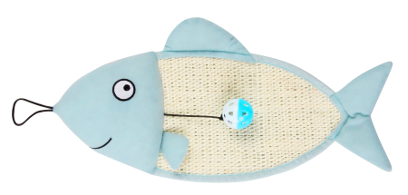 Pisici - Pawise My Love Fish Scratcher Mat pentru Pisici