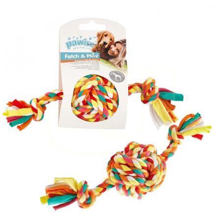 Jucarii Caini - Pawise Toy Dog Colorful Rope Ball