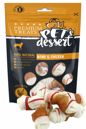 Recompense si Delicii pentru Caini - Pet's Desert Dog Bone&Chicken LSC-53