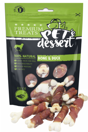 Recompense si Delicii pentru Caini - Pet's Desert Dog Bone&Duck LSD-07