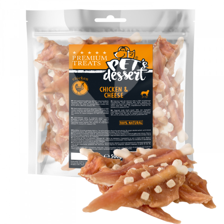 Recompense si Delicii pentru Caini - Pet's Desert Dog Chicken Cheese LSC-19