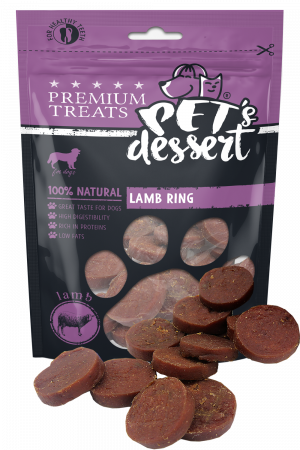 Recompense si Delicii pentru Caini - Pet's Desert Dog Lamb Ring 80G LSL-05