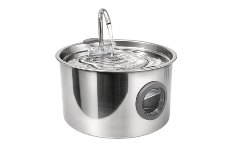 Fantani si Adapatoare - Petson Fantana AquaPet Steel pentru Caini si Pisici