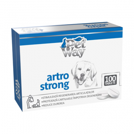 Suplimente Nutritive Caini - Petway Artro Strong - 100 Tablete