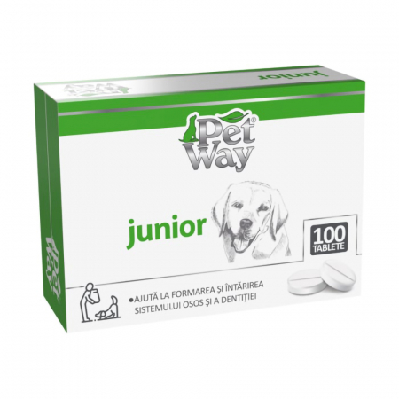 Suplimente Nutritive Caini - Petway Junior - 100 Tablete