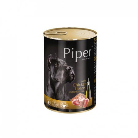 Piper - Piper Caine Adult Inimi de Pui si Spanac