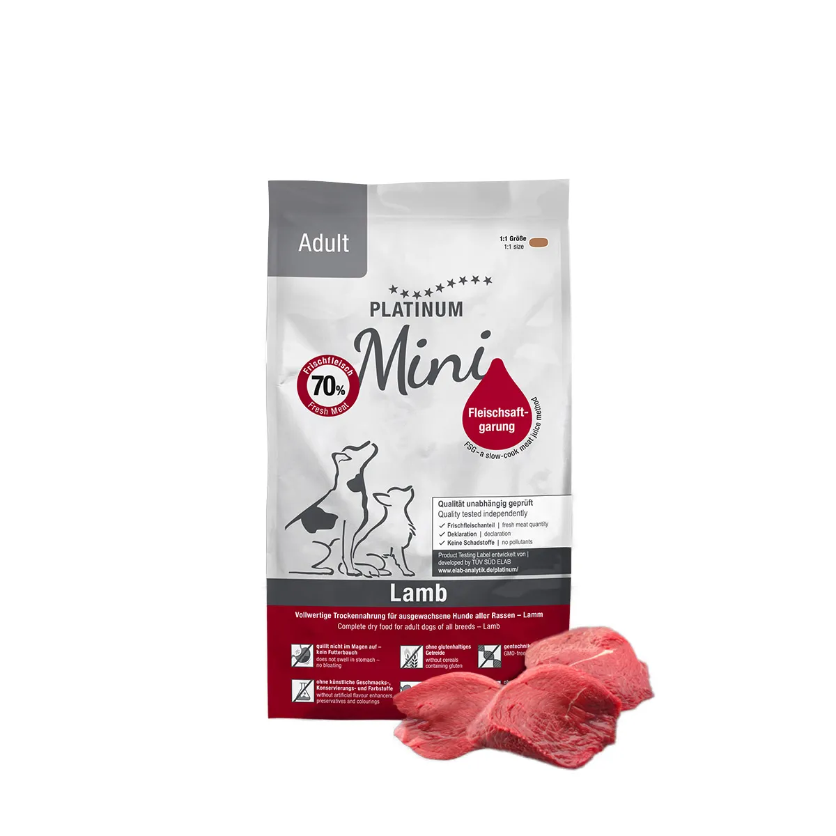Platinum - Platinum Dog Adult Mini cu Carne de Miel 900 Gr
