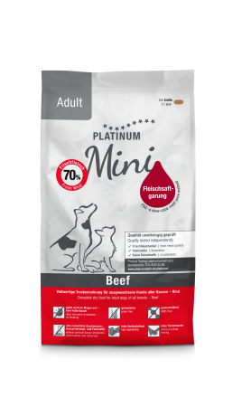 Platinum - Platinum Dog Adult Mini cu Carne de Vita 900 Gr
