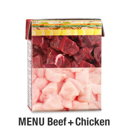 Platinum Meniu Hrana Umeda pentru Caini Adulti cu Pui si Vita 185 Gr [1]