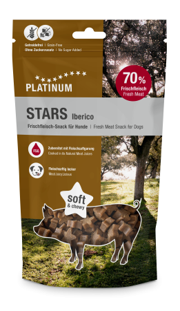 Recompense si Delicii pentru Caini - Platinum Stars Recompense cu Porc Iberic 185 Gr