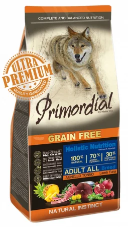 Primordial - Primordial Grain-Free Holistic Dog Adult cu Ton si Miel