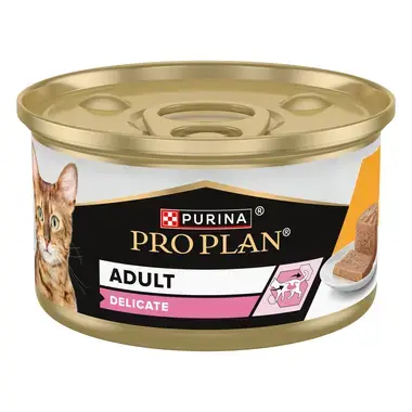 Pro Plan - Pro Plan Cat Adult Delicate Digestion Pate cu Pui Conserva 85 Gr