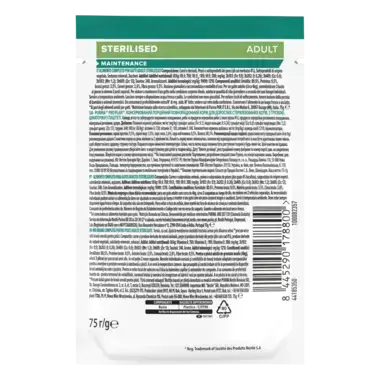 Pro Plan Cat Adult Sterilised Maintenance Terina cu Cod Plic 75 Gr [1]