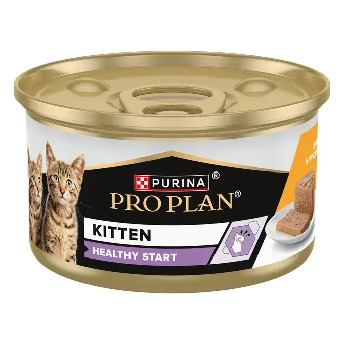 Pro Plan - Pro Plan Cat Junior Healthy Start Pate cu Pui Conserva 85 Gr